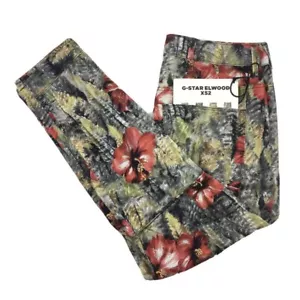 G-Star x Pharrell Williams Boyfriend Jeans Elwood 3D Aloha Floral W28 L32 NEW - Picture 1 of 6