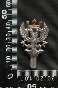 GORRA ANODIZADA ORIGINAL DEL EJÉRCITO BRITÁNICO INSIGNIA DE LA BRIGADA MERCIAN DEMAUNT HECHA - Imagen 1 de 2