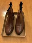 M&S Insolia Brown Leather Low Heeled Ankle Boots Standard Fit UK 3.5/EUR 36
