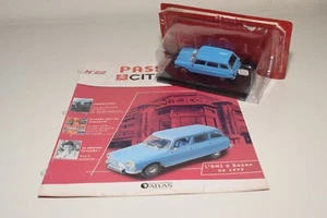 A40 1:43 ALTAS IXO CITROEN AMI 8 BREAK 1979 BLUE MIB + MAGAZINE - Picture 1 of 5