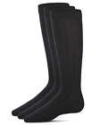 MeMoi Flat Neutral Design Nylon Blend 3 Pair Pack Boy's Crew Socks