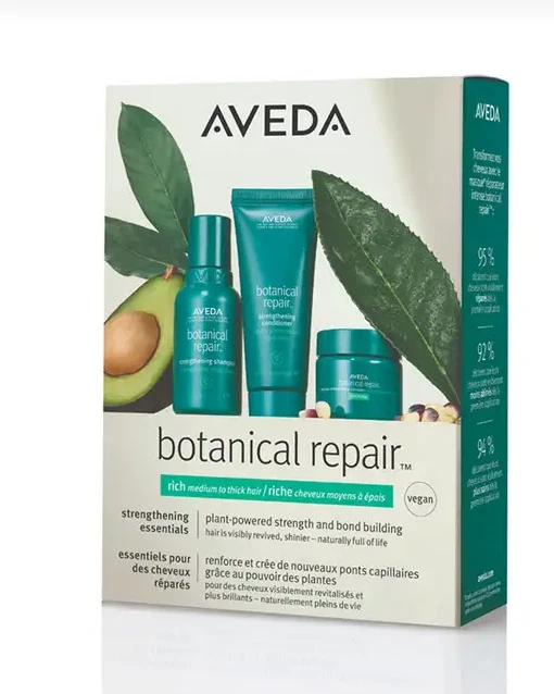 AVEDA Botanical Repair RICO Set Fortalecedor CHAMPÚ ACONDICIONADOR MASCARILLA 3X BoX Foto 1 de 1