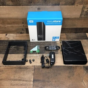 WD - easystore 8 TB custodia disco rigido esterno USB 3.0 e alimentatore *leggi* - Foto 1 di 12