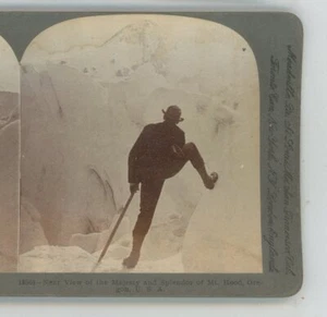 Majesty & Splendor Mt Hood Oregon OR Keystone USA Stereoview - Bild 1 von 2