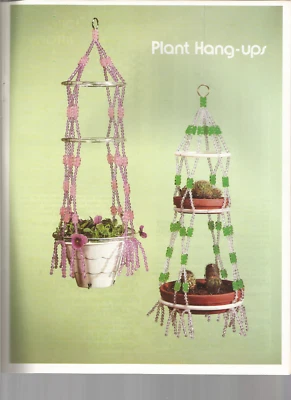 Beaded Brillance Craft Patterns Purse Flowers Keychain Lamp Shade Ornaments M80 - Image 1 of 4