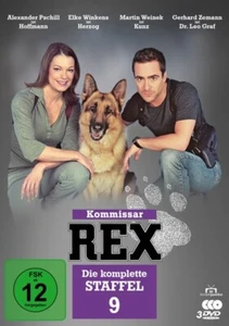 KOMMISSAR REX-DIE KOMPLETTE 9.STAFFEL (3 DVDS) - HAJEK,PETER 3 DVD NEU - Foto 1 di 1