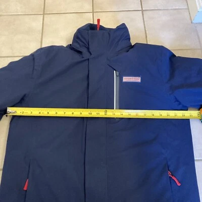 Vineyard Vines Nor-Easter Down Jacket Navy Blue Men Small Excellent $295 - Image 1 of 4