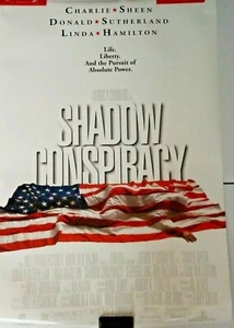 Póster original de la película Shadow Conspiracy 1997 doble cara "NUEVO" - Imagen 1 de 3