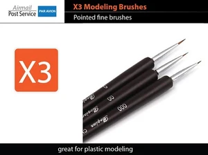 Cepillo de modelado herramienta artesanal en punta modelo figura pintura apto para Tamiya Vallejo Ciudadela - Imagen 1 de 4