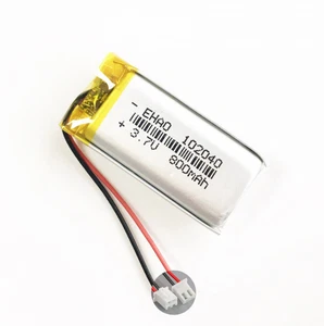 3.7V 800mAh Lipo Akku Rechargeable Battery 102040 For MP3 Headphone LED XH2.54 - Bild 1 von 7