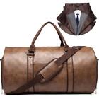 Carry on Garment Bags for Travel Leather Garment Duffle Bag Convertible Mens