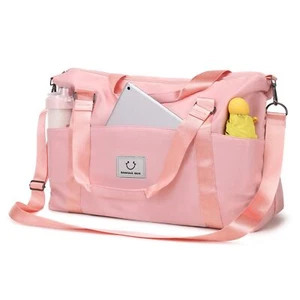 Gym bag for Women Travel Duffel Bags with Trolley Sleeve Weekender Overnight ... - Picture 1 of 9