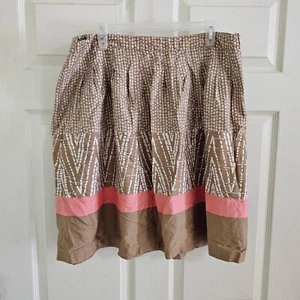 George Women's Size 16 100% Cotton Mini Skirt w/side zipper - Picture 1 of 9