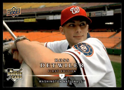 2008 Upper Deck First Edition Ross Detwiler #263 Rookie RC Washington Nationals - Изображение 1 из 2