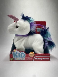 ~NEW~ KID CONNECTION “9 Walking Unicorn Kids Toy Plush Toddler Sound Pet - Picture 1 of 5