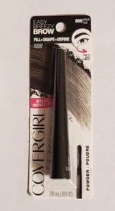 Lote de 10 Covergirl Relleno de Cejas Fácil Breezy, Forma, Define Color de Cejas 800 Negro - Imagen 1 de 2