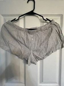 Brandy Melville Striped PJ Shorts One Size. NWT - Picture 1 of 4