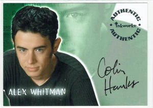 Roswell Season 1 Inkworks 2000 Auto Autograph A3 Colin Hanks as Alex Whitman - Picture 1 of 1