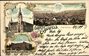 Litho Elberfeld Wuppertal, Totalansicht, Neues Rathaus - 3850473 - Picture 1 of 2