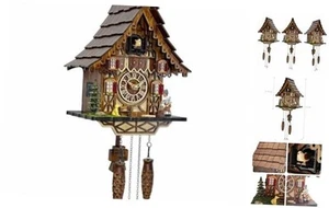 Cuckoo Clock for Wall Art: 12 Melodies, Volume Control, Night Mode, Germany  - Picture 1 of 7