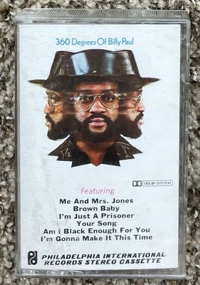 360 Degrees of BILLY PAUL Cassette Tape Philadelphia International Records 1972 - Image 1 of 4