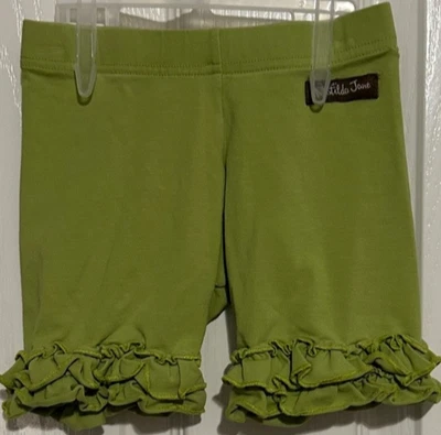 Matilda Jane Grow with Me Lime Shorties Girls Choose Your Own Path Size 4 - Image 1 of 2