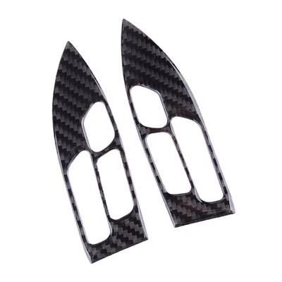 Cubierta de botón interior de fibra de carbono para volante apta para Acura TSX 2004-08 Foto 1 de 4