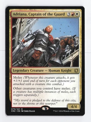 Adriana, Captain of the Guard Normal R Conspiracy: Take the Crown MTG Card TCG N - Image 1 of 2