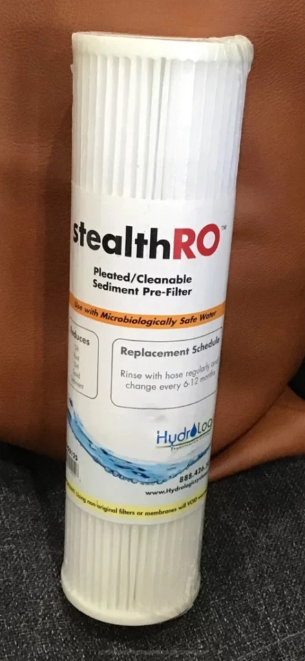 Hydrologic 22125 Stealth-RO 5 Micron Sediment Water Filter New Sealed ~ NEW - Image 1 of 1
