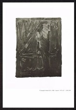 1960s Original Vintage Jasper Johns Number Four Pop Art Print