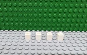 Lego 4 blocco mattoncini bianchi 1x1 NUOVO - Foto 1 di 1