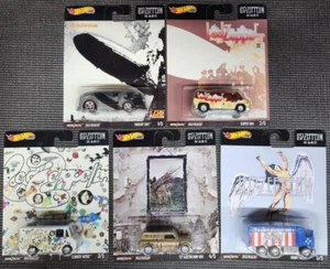 HOTWHEELS Pop Culture 2020 - LED ZEPPELIN - Set of 5 Cars - 1:64 Diecast car - Picture 1 of 6