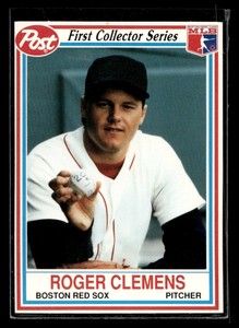 1990 Post Cereal Roger Clemens #2 Boston Red Sox