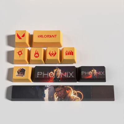 VALORANT Themed Keycaps Phoenix 10 keys OEM high degree - Image 1 of 3
