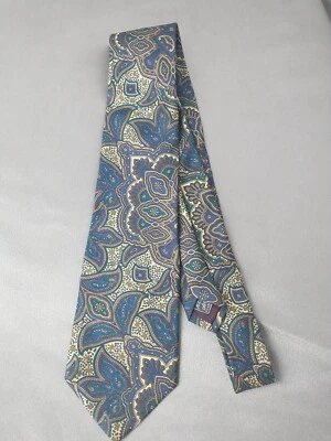 Corbata Oleg Cassini, 100 % seda, diseño cachemir Foto 1 de 4