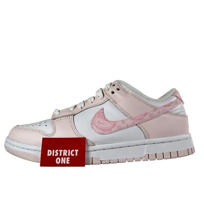 Wmns Nike Dunk Paisley Rosa Baixo - Tamanho 6 W / 4.5 M - FD1449 100 - Imagem 1 de 4