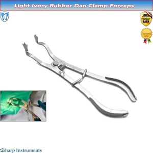 Rubber Dam Clamp Pick Forceps, Ivory Type Light Weight Pliers Dental Instruments - Picture 1 of 3