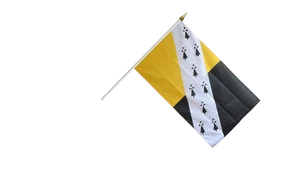 Großbritannien Norfolk neu Stockflagge Flaggen Fahnen Stockfahne 30x45cm - Bild 1 von 1