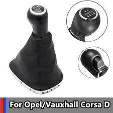 5 Speed Gear Shift Knob Shifter Gaitor Boot For Vauxhall/Opel Corsa D 009140093