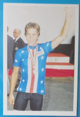GREG LEMOND AMERICAN CYCLIST 1986 QUESTION OF SPORT CARD - Image 1 of 2