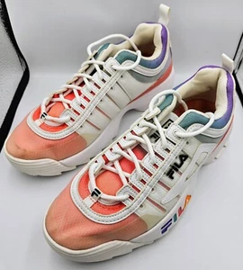 Fila Womens Disruptor II 2 Sneakers Shoes Multicolor White Size US 9.5 Athletic - Picture 1 of 10