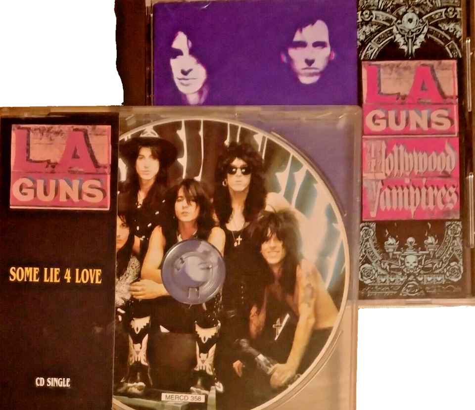 L.A.GUNS SOME LIE 4 LOVE '91CD SINGLE RARE Hollywood Vampires '91 CD 3D Glass Foto 1 de 4
