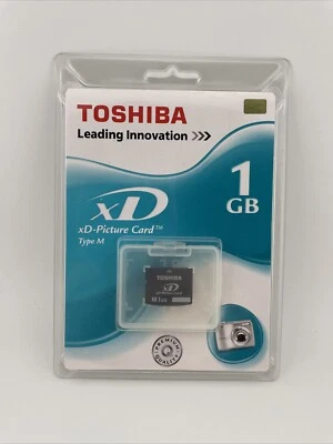 Toshiba 1GB M xD Picture Memory Card. Type M. New/Sealed - Image 1 of 4