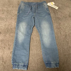 Ring of Fire Big Boys Size Medium Ease Knit Denim Elastic Waist Joggers Blue - Picture 1 of 9