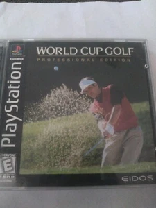 Coppa del Mondo Golf: Professional Edition Sony PlayStation 1, 1995 Videogioco PS1 - Foto 1 di 7