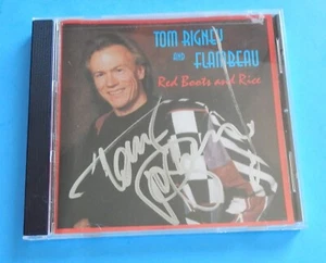 Tom Rigney and Flambeau “Red Boots and Rice” CD Autographed/Signed - Imagen 1 de 4