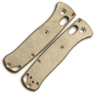 Flytanium Bugout Handle Scales Brass Uses Hardware From Stock Knife - FLY-677 - Picture 1 of 1
