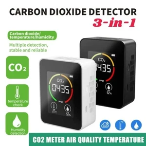 CO2 Detector With Charging Cable Dioxide Detector Agricultural Production - Picture 1 of 14
