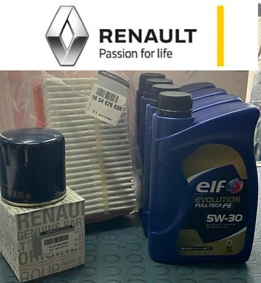 KIT TAGLIANDO SMART 453 E RENAULT TWINGO 1.0 Benzina Dal 2014> 4 LITRI ELF 5W40