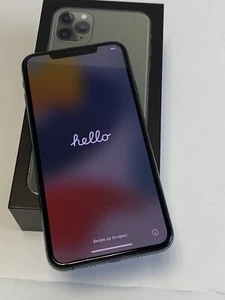 Apple iPhone 11 Pro Max 256GB A2161 Midnight Green Unlocked CDMA GSM Smartphone - Afbeelding 1 van 15